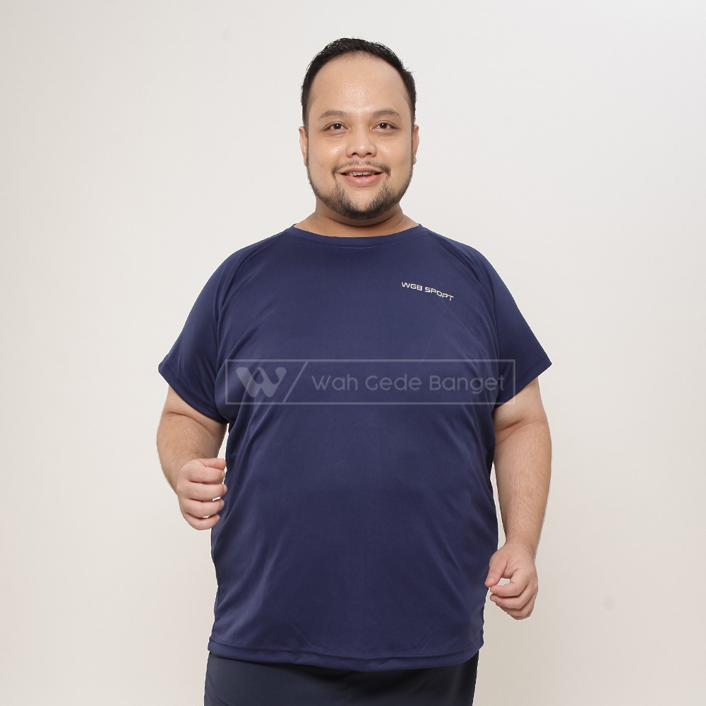 

Quick Dry Shirt Navy Jumbo Big Size Cowok Ukuran Besar XXL XXXL