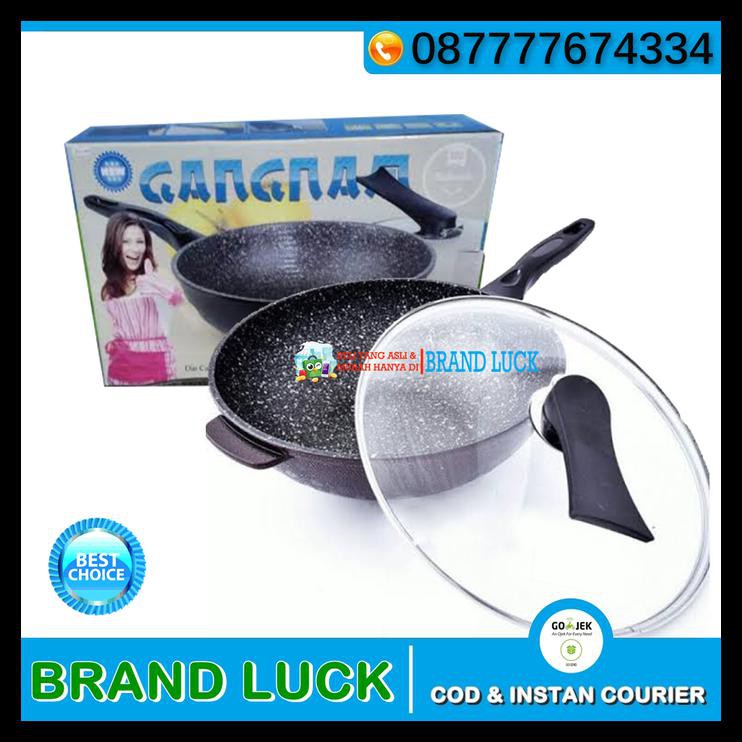 Hot Sale Paling Laris Panci Korea Gangnam Wok 30 Cm Kg808 Pan Premium Qty'S