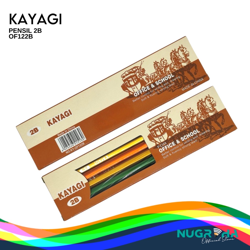 

PENSIL 2B KAYAGI OF122B (1 LUSIN)