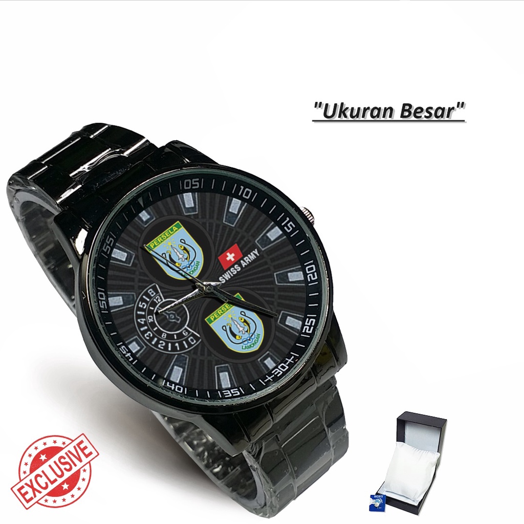 Jam Tangan Rantai Couple Logo PERSELA (Cool)