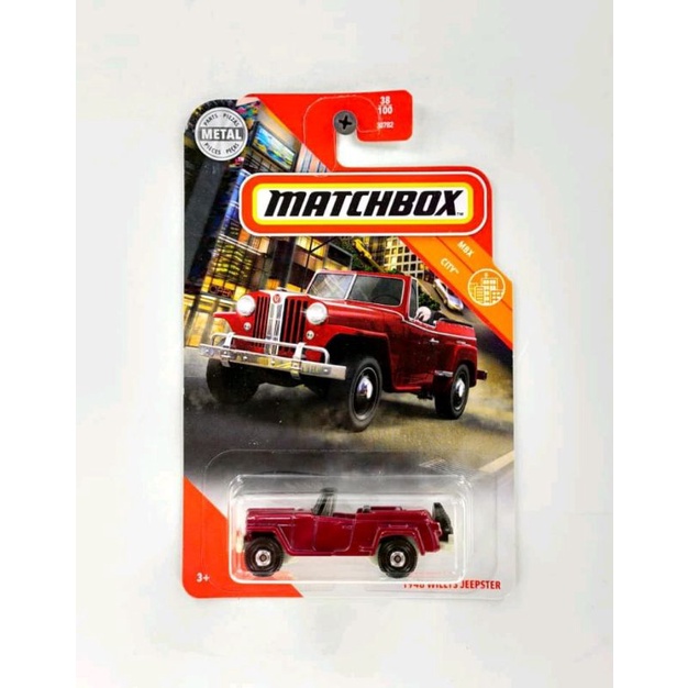 MATCHBOX 1948 WILLYS JEEPSTER MBX CITY