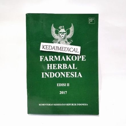 BUKU FARMAKOPE HERBAL INDONESIA EDISI 2 TH.2017 TERLARIS