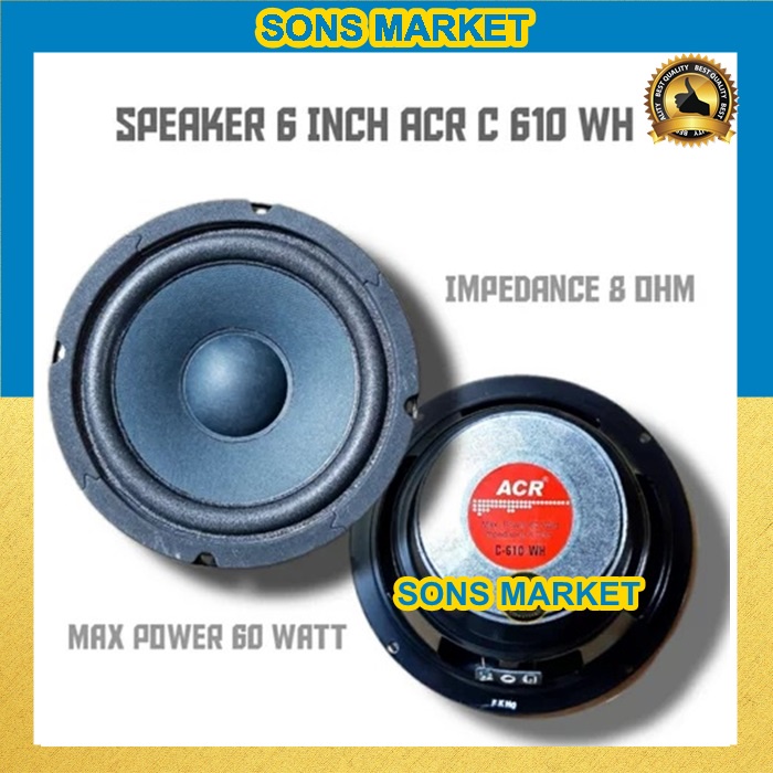 Jual Speaker Acr C Wh Inch Inch Acr Original Asli Shopee Indonesia