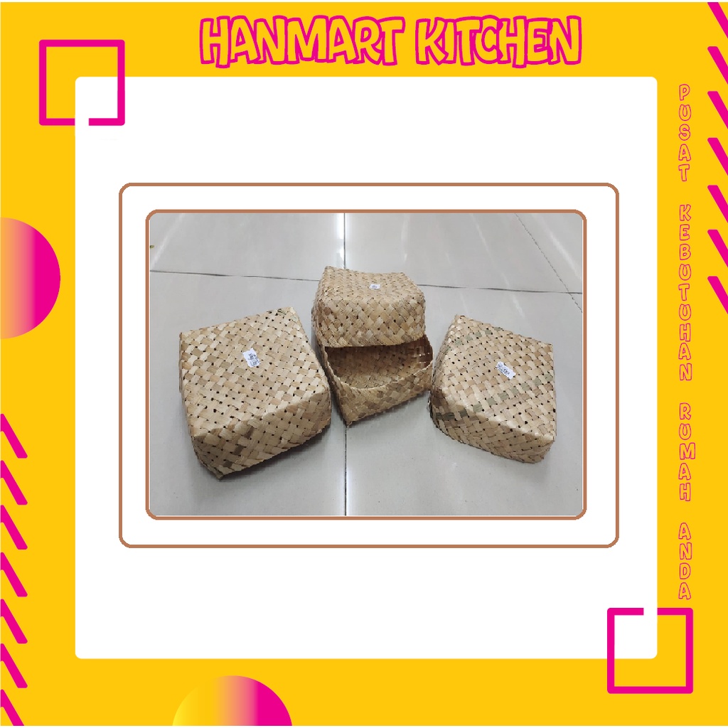 BESEK BAMBU 20x20 BESEK NASI KURBAN BESEK HAMPERS