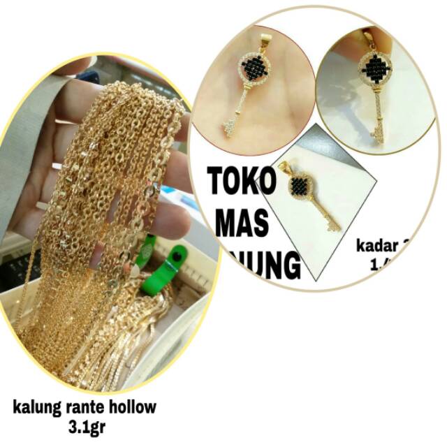 Kalung liontin kunci 375