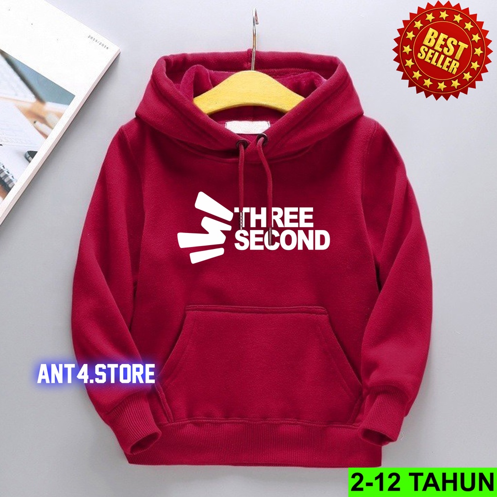 Hoodie 3 SECOND TERBARU  Anak Perempuan Laki Laki  / Hodie TERLARIS Anak Usia 2 3 4 5 6 7 8 9 10 11 12 Tahun / Jaket 3 SECOND Anak / Sweater Distro Bisa Cod