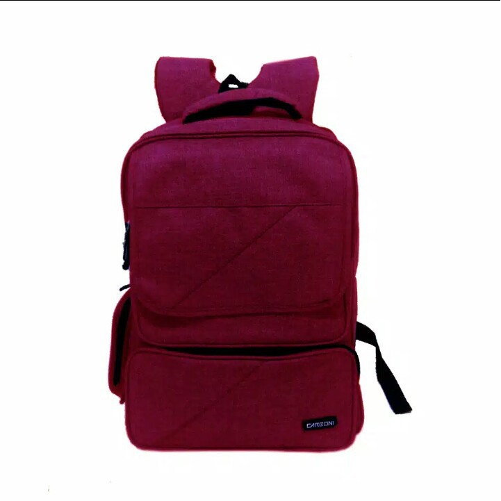 Carboni AA00026 tas ransel pria dan wanita tas laptop original - red