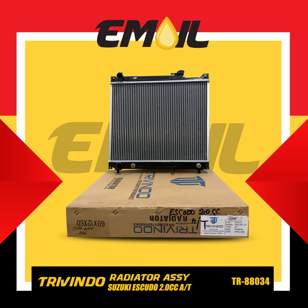 Radiator Assy Suzuki Escudo 2.0cc AT Automatic TR-88034 Trivindo