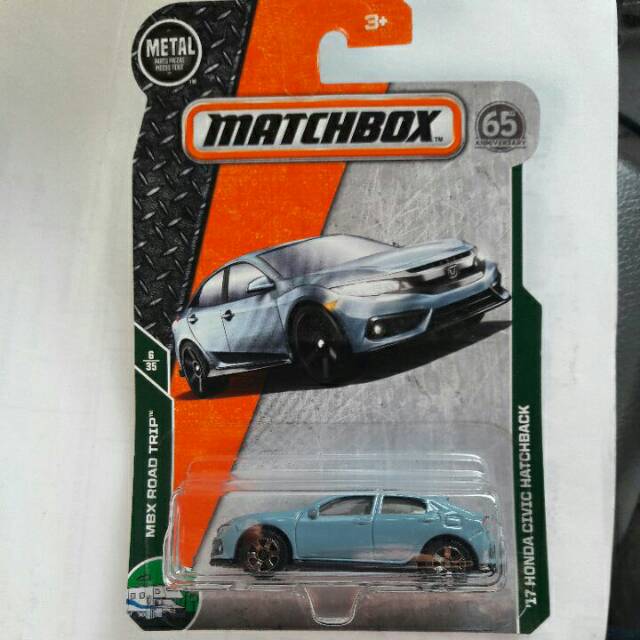 Matchbox 17 Honda Civic Hatchback biru