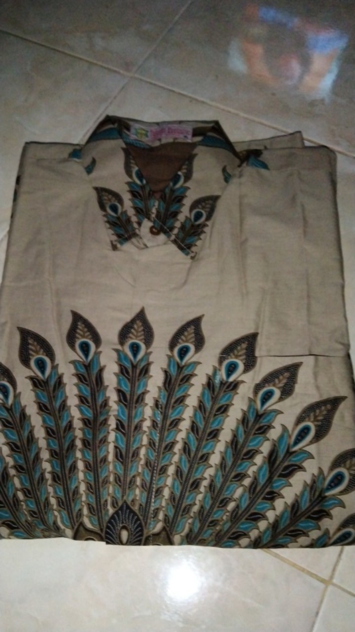 Kemeja Batik Prabu Bahan Katun Baturaden Reguler Fit A620