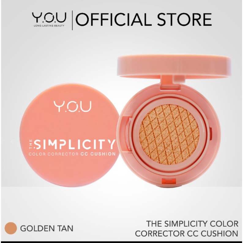 YOU THE SIMPLYCITY CCOLOR CORRECTOR CC CUSHION 15g BY YOU Makeup-Y.O.U