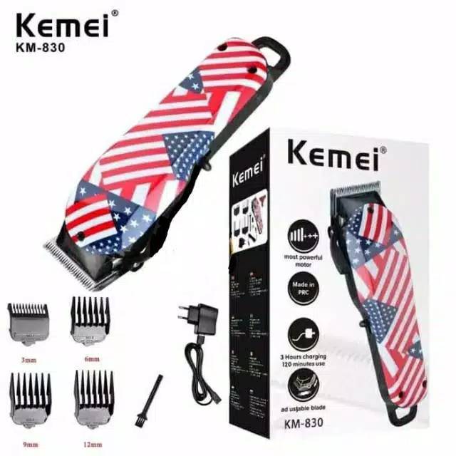 KEMEI KM-830 CLIPPER ALAT MESIN CUKUR RAMBUT ORIGINAL