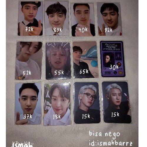 PC D.O Chanyeol Kyungsoo baret pc exo official dmumt for life dftf 1bv wellkit