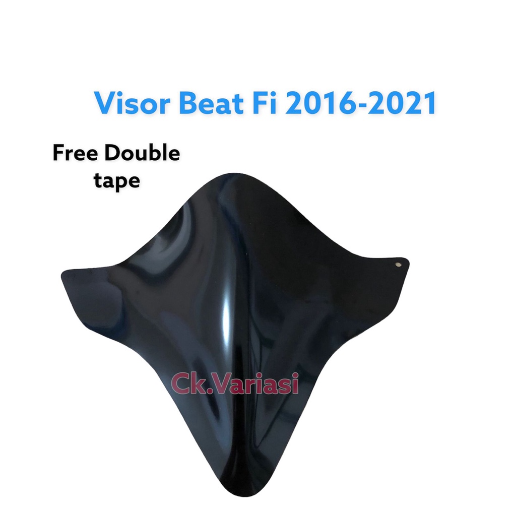 VISOR HONDA BEAT Fi TAHUN 2016 - 2021 FREE DOUBLE TAPE 3M