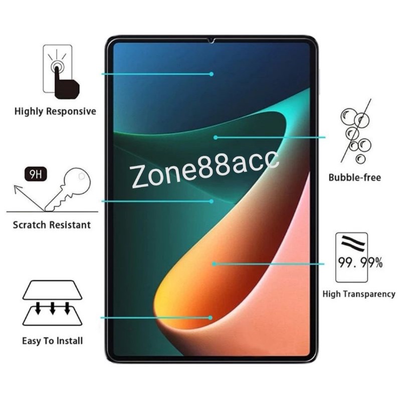 Antigores Tempered glass screen guard Protector Tab Xiaomi Mi Pad 5 5pro Pro Mipad Bening Transparan Kaca Clear