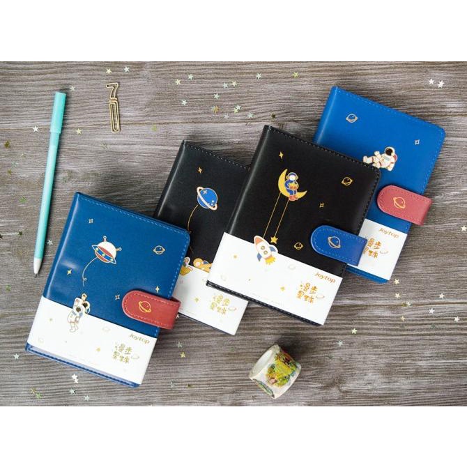 

Strolling The Planet Leather Ruled Notebook A6