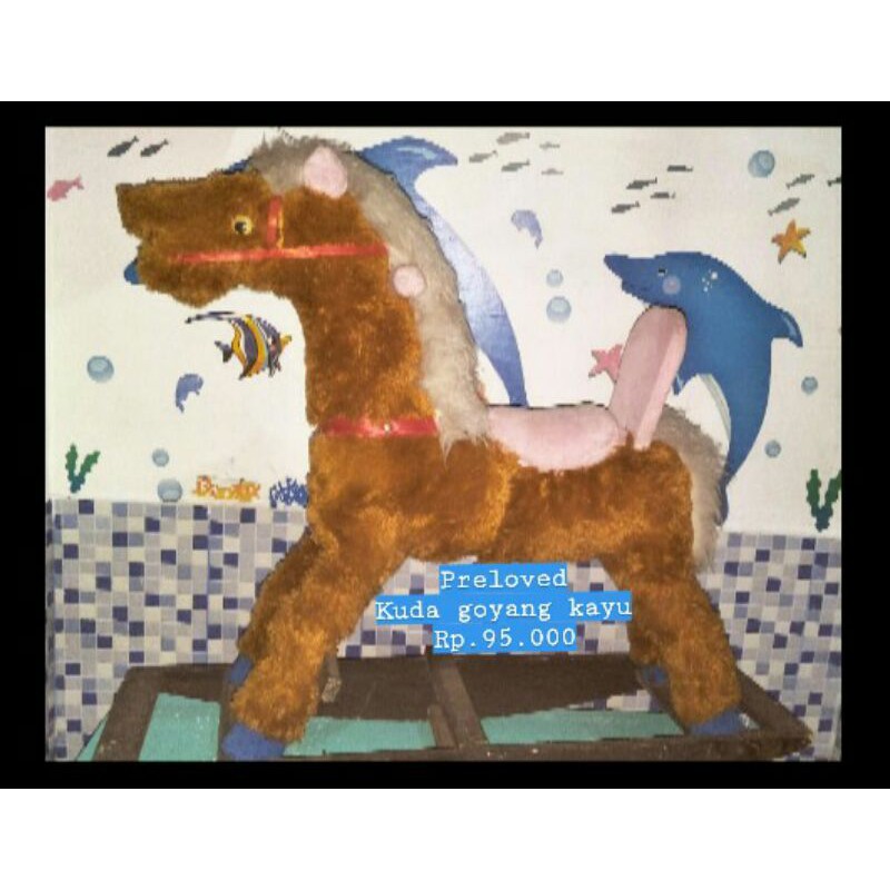 kuda goyang kayu (preloved)