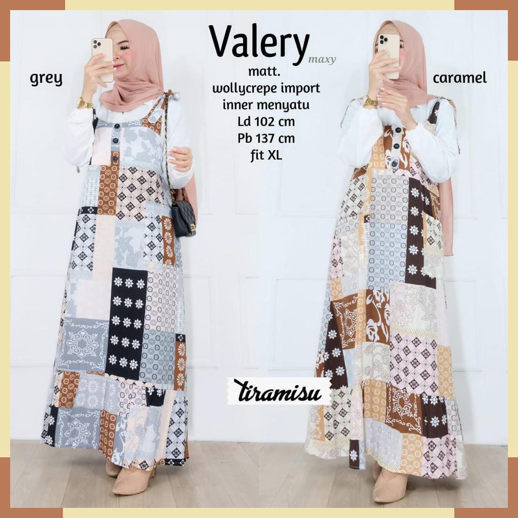 DRESS GAMIS. VALERY DRESS. FASHION MUSLIM WANITA BY TIRAMISU