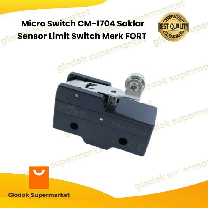 Micro Switch CM-1704 Saklar Sensor Limit Switch Merk FORT