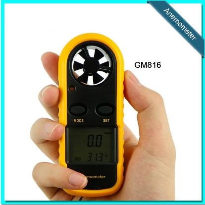 Tool Digital Anemometer Pengukur kecepatan angin thermometer anemo meter