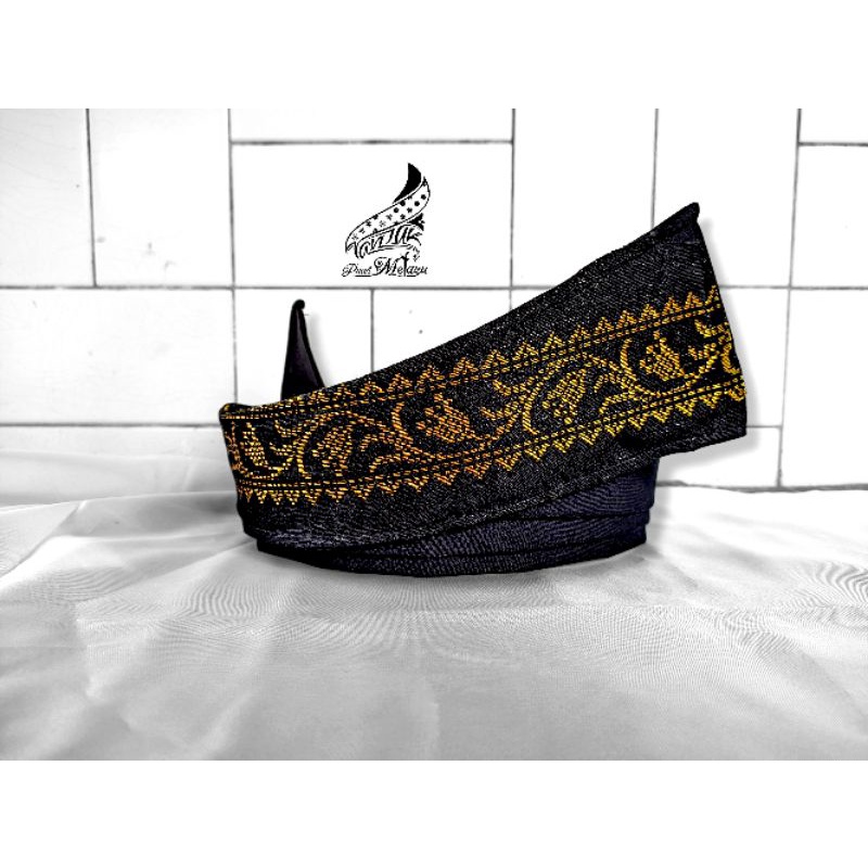 tanjak melayu lis songket tenun asli keren