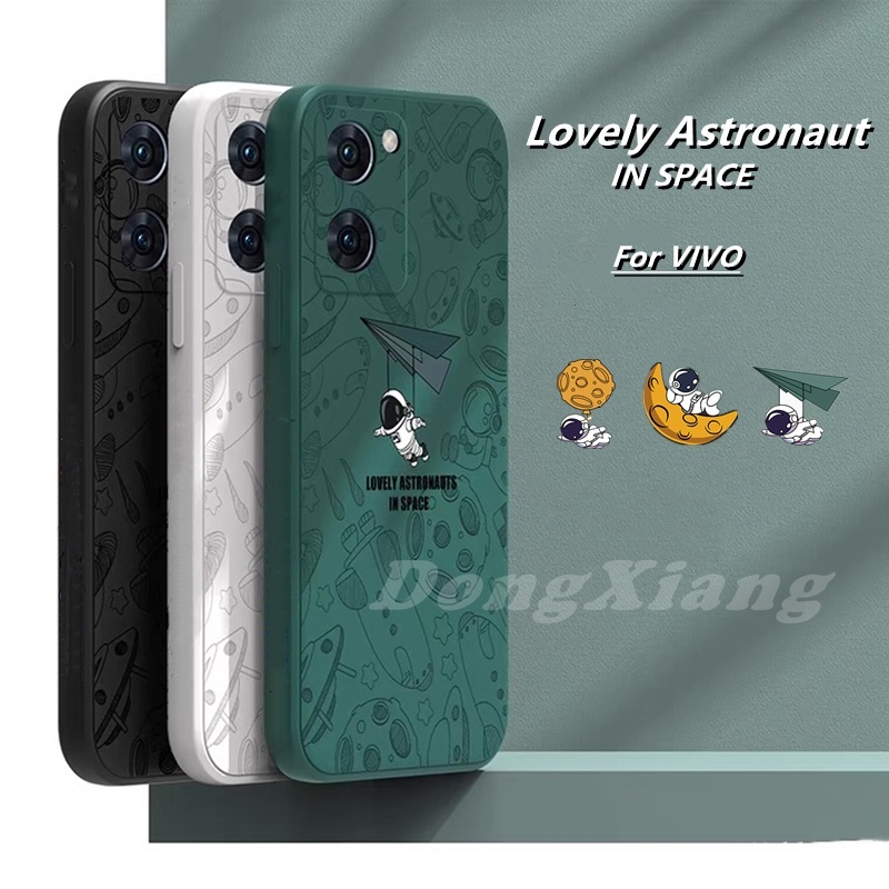 Casing Silikon VIVO Y16 2022 Y22S Y35 Y15S Y15A Y33S Y21T Y20i Y12S Y53 Y11 Y15 Y17 Y91C Y95 V19 Y30 Motif Luar Angkasa