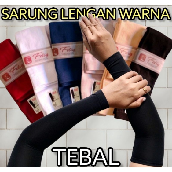 Manset Tangan Tebal Berkualitas/Manset Tangan Polos/Sarung Lengan meerkat