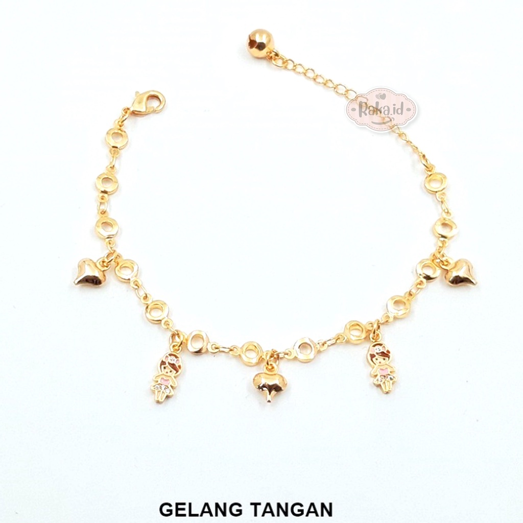 Gelang Tangan Rantai Anak Motif Balet Perhiasan Anak 899