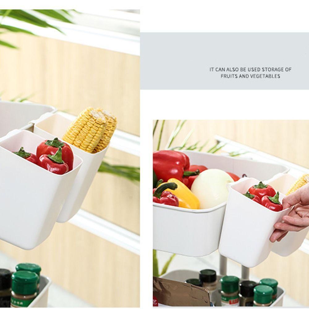 R-FLOWER Keranjang Gantung Storage Basket Sortir Kecil Penyimpanan Serba Serbi Ember Alat Tulis Kantor Kosmetik Aneka Organizer Wadah Dapur