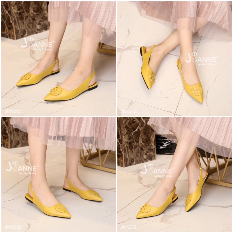 RESTOCK! [ORIGINAL] JOANNE Slingback Flat Shoes Sepatu Wanita #JN1312