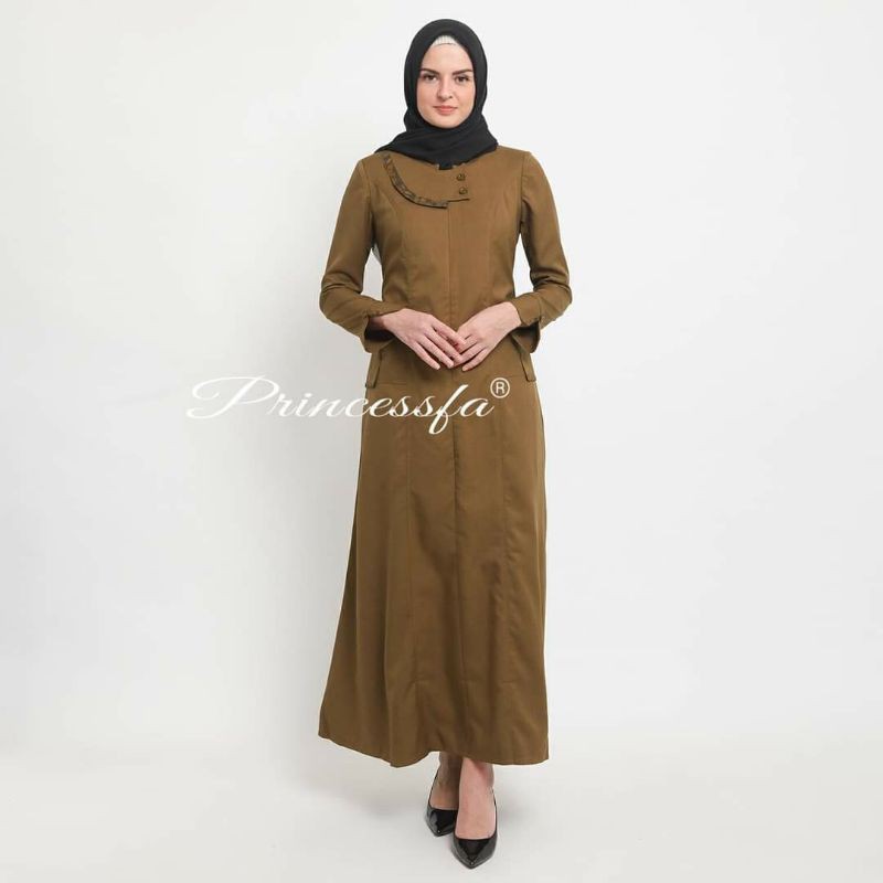 Baju Gamis Pemda Gamis Pemda Aceh PNS ASN Baju gamis princessfa Seragam Pemda Wanita Seragam Princessfa gamis keki PNS Baju dinas PNS Gamis Pemda Gamis dinas guru gamis khaki gamis baju PDH PNS