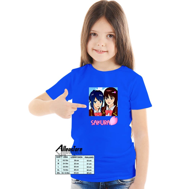 Kaos Sakura Anak|Kaos Anak Perempuan|Kaos Distro Anak|Kaos Anak Murah|Atasan Anak|Fashion Anak
