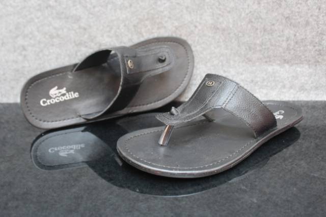 Sendal Pria Slide Kickers Urban Bahan Kulit Santai Nyaman Jalan NgemalL HangOut Kekinian Semi Formal