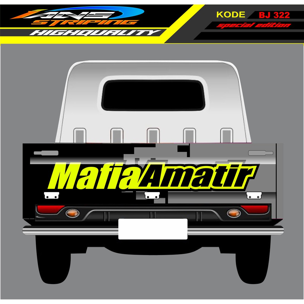 DECAL STICKER GRANMAX PICK UP / STIKER BAK BELAKANG GRANMAX / DECAL MOBIL GRANMAX