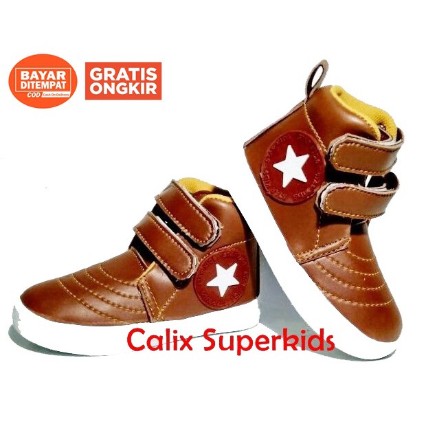 sepatu booth anak all star caramel