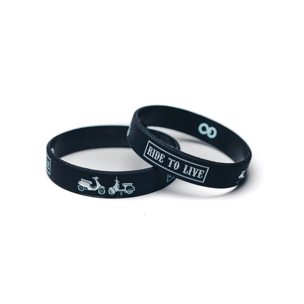 Ride to Live - Black - Wristband by Embracelet