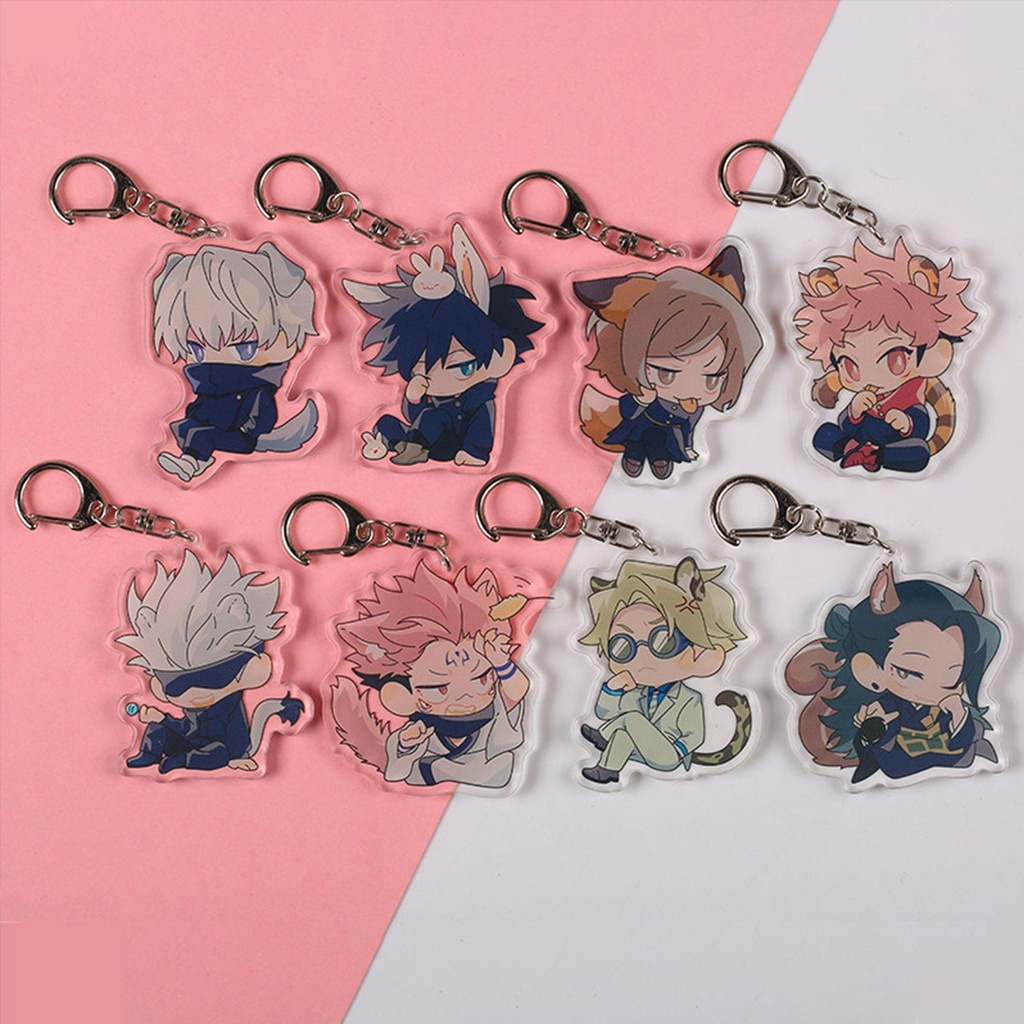 Lily Conjure Kembali Kreatif Definisi Tinggi Liontin Gantungan Kunci Akrilik