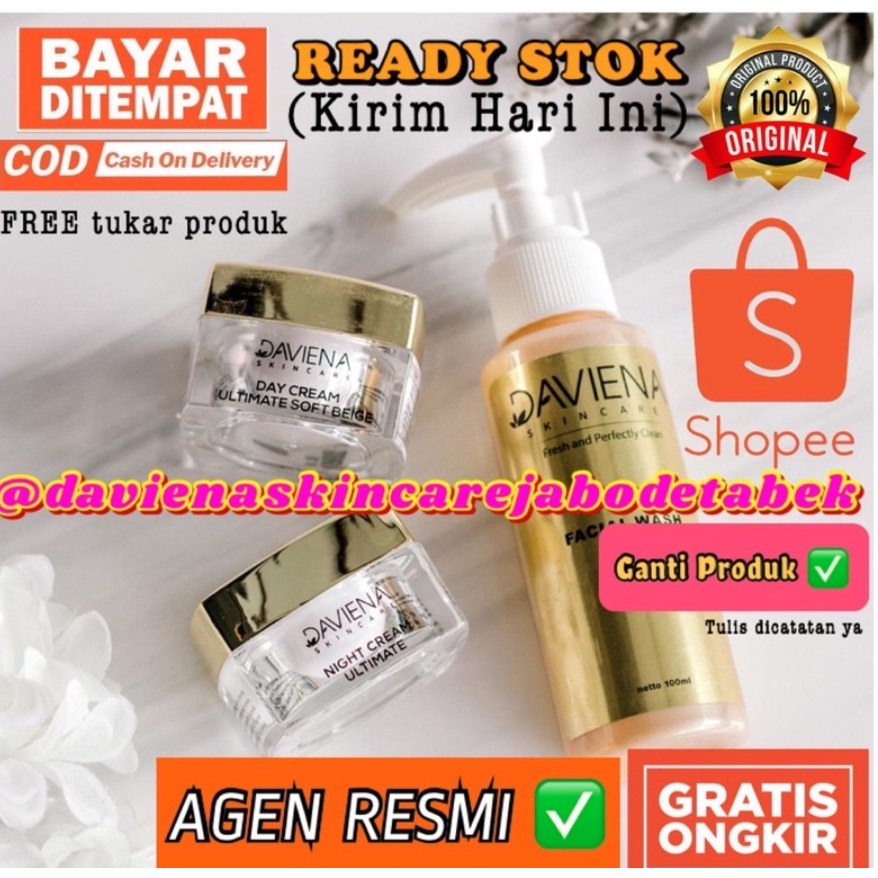 paket hemat Gold daviena skincare|daviena skincare jakarta|daviena jakarta Davina Devina Skincare