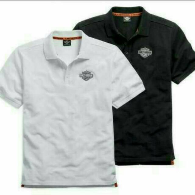 KAOS KERAH BIG SIZE HARLEY DAVIDSON/BAJU HARLEY DAVIDSON SIZE BESAR/POLOSHIRT JUMBO(2XL,3XL,4XL)