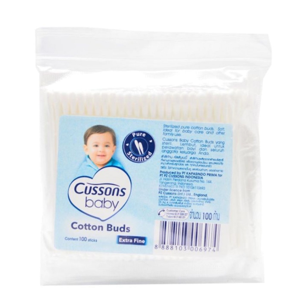 CUSSONS COTTON BUDS EXTRA FINE 100/RUMAH SUSU