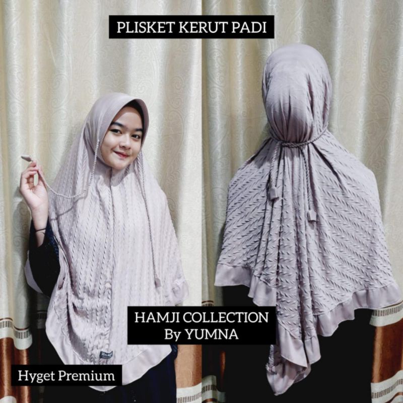 Bergo jumbo padi kerut tambang