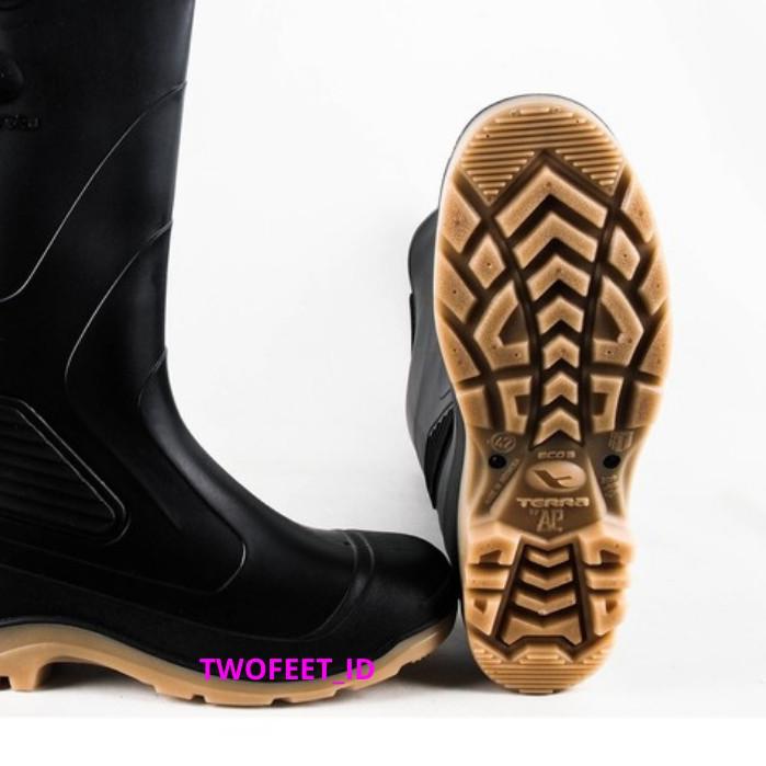 ✱ SEPATU AP BOOTS TERRA ECO 3 HITAM - AP TERRA ECO 3 KARET TINGGI HITAM - AP BOOTS TERRA ECO 3 HITAM