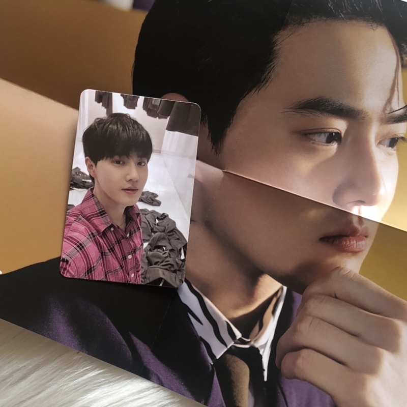 SUHO “GREY SUIT” THE 2nd MINI ALBUM DIGIPACK - grey suit digipack photocard, folded poster
