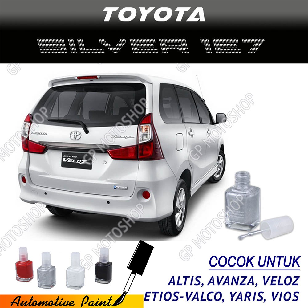 Cat Oles Toyota SIlver Metallic 1E7 Penghilang Baret Mobil Lecet Gores Silver Metalik Avanza Agya Ru