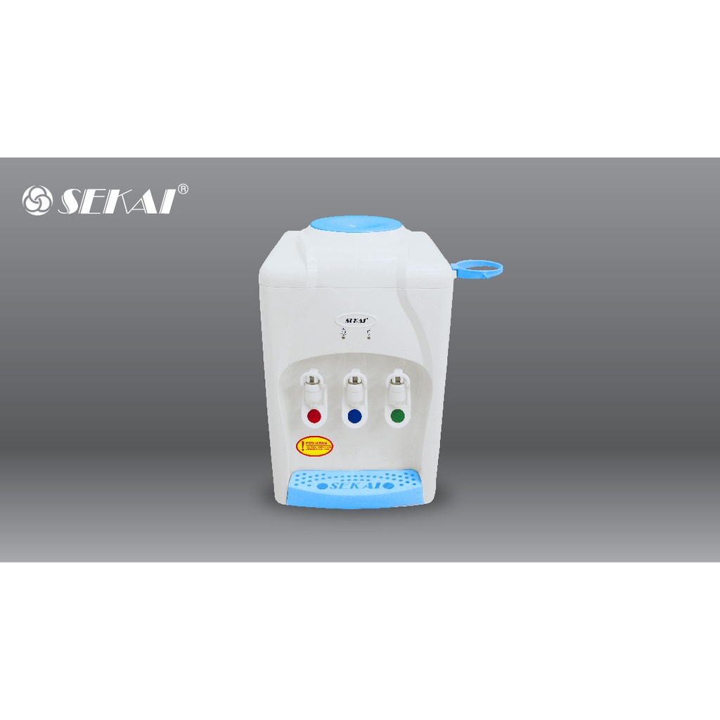 Sekai WD 333 Dispenser 3in1 Hot/Normal/Cold Dispenser Air Panas Portable kapasitas 0.6 L.