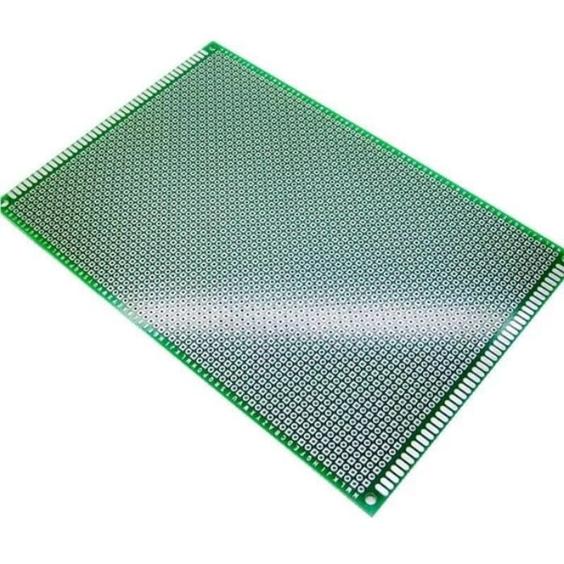 PCB lubang Double Layer Trough Hole 12x18 cm PCB 12*18 Dua Sisi