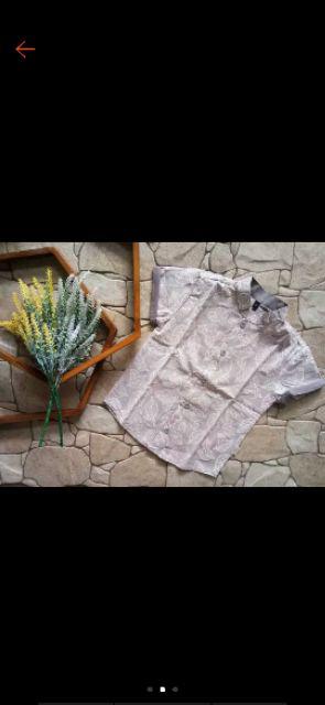 Kemeja Batik Anak Abu-abu Series