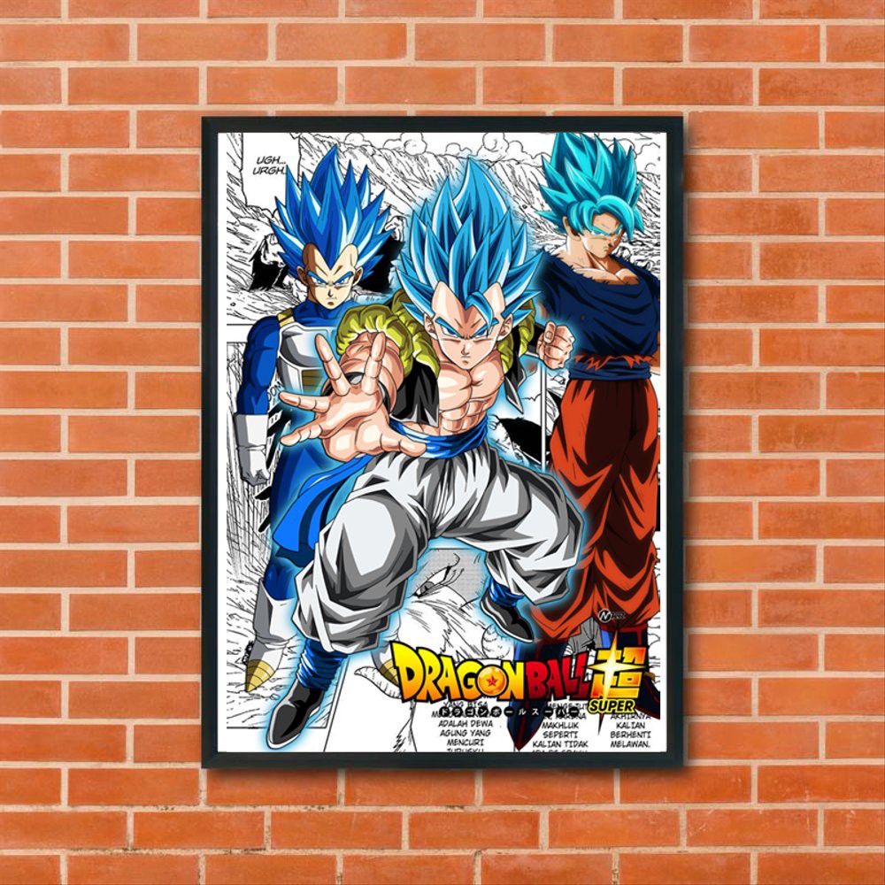 POSTER KOMIK DRAGON BALL SUPER Versi INDONESIA MANGA ANIME