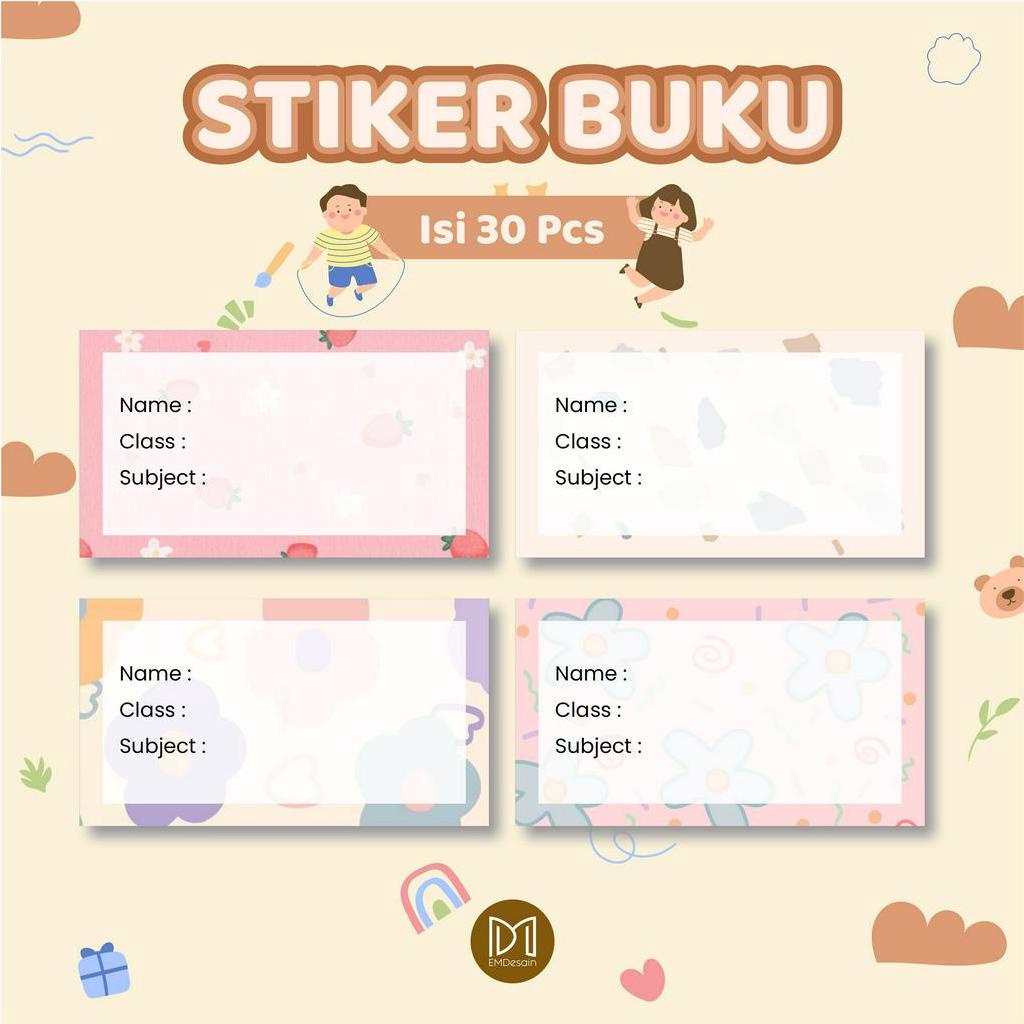 

( 30 PCS ) STICKER LABEL BUKU PELAJARAN / MOTIF PASTEL /.STIKER MAPEL CUSTOM / STIKER MATPEL / STICKER LABEL NAMA ANAK / STIKER BUKU AESTHETIC / STIKER BUKU PELAJARAN SEKOLAH / STIKER JURNAL / STICKER CUSTOM NAMA DAN FOTO ANAK