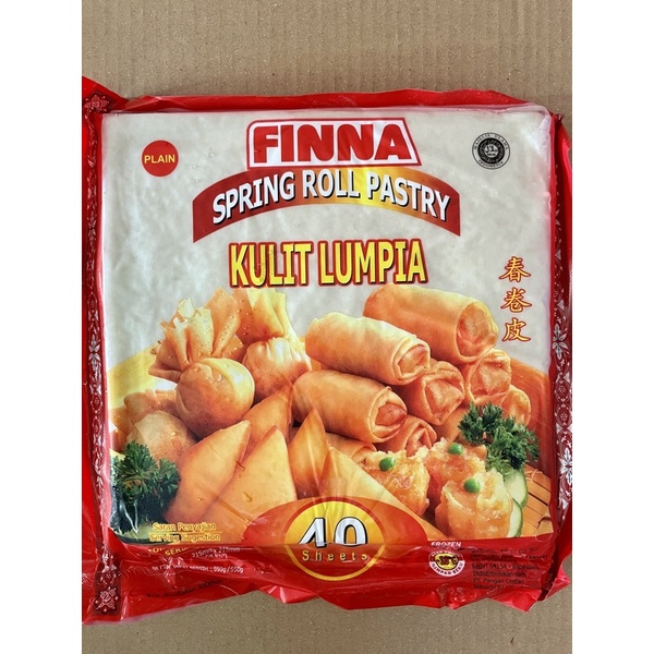 

Finna Spring Roll Pastry Kulit Lumpia besar isi 40 (550gr)